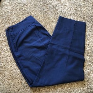 Akris Punto - Navy Blue Cropped Ankle Pants size 8